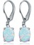 Gümüş Tarzı 925 Gümüş 6*8mm Opal Küpe (Yurt Dışından) 2