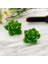 Yeşil Stil Kadınlar Için Yumuşak Yeşil Çiçek Küpe Succulents Damla Küpe Aksesuarları El Yapımı Polimer Kil 2017 (Yurt Dışından) 2