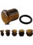 Beyaz Stil 6 mm 6 Renk Seçeneği 5~18MM Doğal Taş Kulak Tıkaçları ve Tüneller Expander O-Yüzük Kulak Genişletme Piercing Vücut Takıları (Yurt Dışından) 4