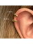 Gümüş Tarzı 10 mm 1 Çift Zarif Huggie Küpe Kıkırdak Küpeleri Altın Conch Küpeleri Küçük Helix Küpeleri Tragus Küpeleri (Yurt Dışından) 4