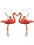 Kadınlar Için Akrilik Flamingo Küpe Desenli Damla Asılı Hayvan Takıları Moda Aksesuarları Şık Hediyeler (Yurt Dışından) 1