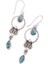 Turkuaz Tarzı Vintage Küpe Wometerling Gümüş Sallantılı Küpe Beyaz Safir Küpe Turkuaz Takı Doğal Aytaşı Küpe Uzun Küpe Boho Küpe Taş Küpe Turkuaz Küpe Kadınlar Için (Yurt Dışından) 3