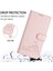 Baskı Serisi Xiaomi 14 Pro Kılıf Kedi Fare Deri Telefon Kapağı Kart Yuvaları Rfıd Engelleme-Pembe (Yurt Dışından) 3