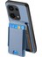 Xiaomi Redmi Note 13 Pro 4g Kılıf Ayarlanabilir Kickstand Deri Karbon Fiber Kapak-Mavi (Yurt Dışından) 4