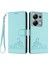 Baskı Serisi Xiaomi Redmi Note 13 Pro 4g Kılıf Deri Telefon Kapağı Rfıd Engelleme-Nane Yeşili (Yurt Dışından) 1