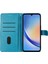 Xiaomi Redmi Için 14C 4g Cüzdan Telefon Kılıfı Çiçek Baskı Deri Kapak Çevirin-Mavi (Yurt Dışından) 3
