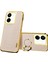 Xiaomi Poco M6 5g Kılıf Timsah Doku Halkası Kickstand Elektroliz Deri + Tpu Telefon Kapağı-Beyaz (Yurt Dışından) 1