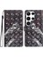 Samsung Galaxy S22 Ultra 5g Deri Kılıf 3D Desen Basılı Cep Telefonu Stand Kapak Siz Iskelet (Yurt Dışından) 1
