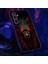 Samsung Galaxy A25 5g(Global)Case Call Flash Serisi Desen Baskı Temperli Cam+Tpu Telefon Kılıfı-Kırmızı Gözlü Kurt (Yurt Dışından) 1
