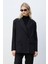 Siyah Kruvaze Blazer 1