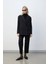 Siyah Kruvaze Blazer 3