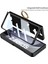 Samsung Galaxy Z Fold5 5g Menteşe Tasarımı Için Kickstand Pc Kılıfı Temperli Cam Film-Grey ile Ultra Ince Kapak (Yurt Dışından) 2