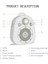 Mini Taşınabilir 3D Stereo Ses Bluetooth Hoparlör Hıfı Kablosuz Subwoofer Hoparlör Müzik Çalar Hediye (Sarı) (Yurt Dışından) 4