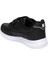 520-24 Deri Anatomik Cırt Bantlı Sneaker Siyah Beyaz 36-40 3