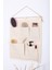 5 Cepli Havlur Kumaş Çok Amaçlı Askılı Duvar Tipi Dolap Içi Banyo Mutfak Düzenleyici Organizer 35 x 45 4