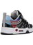 Günlük Erkek Kız Çocuk Sneaker Rugan Lastik Bağcıklı Cırtlı Oval Burunlu Spor Ayakkabı 020 4