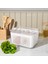 Süzgeçli Saklama Kabı - Beyaz - 9 Lt 1