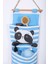 Panda Baskılı 3 Cepli Çok Amaçlı Askılı Duvar Tipi Dolap Içi Banyo Mutfak Düzenleyici Organizer 20 x 60 3