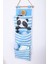 Panda Baskılı 3 Cepli Çok Amaçlı Askılı Duvar Tipi Dolap Içi Banyo Mutfak Düzenleyici Organizer 20 x 60 4