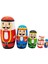 5 Katmanlı Noel Yerleş , Rus Matryoshka , Fındıkkıran Istiflenebilir Yerleş Ğiyle Doğum Günü Süslemesi Için (Yurt Dışından) 5