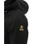 Kürklü Su ve Rüzgar Geçirmez Siyah Softshell Kışlık Erkek Mont 4