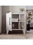 Home Enda Taksuk 4 Raflı Kapaklı Modern Komodin Beyaz 3