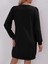 Kadın Uzun Kollu Bisiklet Yaka Iki Iplik Elbise 3