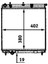 Mahle-Knecht-Behr CR557000S Motor Su Radyatörü P1007 C2 C3 C3 Iı DV4TD 1.4 Hdı 8V C3 Iı 1.6hdı C3 1.4hdı 16V 06-10 405.5X378.6X27 1330.Q5 1