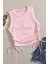 Yanları Büzgülü Kolsuz Bluz Crop Top Atlet 1