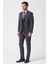 Fortaleza TY2487 Slim Fit Yelekli Likralı 6 Drop Takım Elbise Desenli 2
