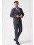 Fortaleza TY2487 Slim Fit Yelekli Likralı 6 Drop Takım Elbise Desenli 4