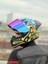 Rapid 2 Neo Race Full Face Motosiklet Kaskı Yarış Spoiler + Şeffaf + Gökkuşağı Vizörlü 3