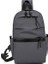 Tushuangjue Gri Özel Moda Su Geçirmez Deri Okul Messenger Çanta Rahat Spor Crossbody USB Erkek Sling Omuz Göğüs Çantaları (Yurt Dışından) 1