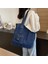 Kadınlar Için Yeni Denim Omuz Çantası, Kızlar Için Basit Kore Versiyonu, Kızlar Için Tote Çantası, Öğrenciler Için Topu, Elle Tutucu Çantası (Yurt Dışından) 2