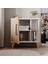 Home Enda Taksuk 4 Raflı Kapaklı Modern Komodin Çam 3