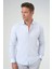 Slim Fit Açık Mavi Düz Erkek Gömlek 4