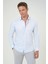 Slim Fit Açık Mavi Düz Erkek Gömlek 1