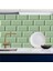 Mutfak Tezgah Arası Folyo Mint Yeşili Fayans Taş Desen Kendinden Yapışkanlı 60 cm x 100 cm 1