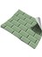 Mutfak Tezgah Arası Folyo Mint Yeşili Fayans Taş Desen Kendinden Yapışkanlı 60 cm x 100 cm 3
