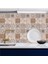 Mutfak Tezgah Arası Kendinden Yapışkanlı Folyo Kaplama Eskitme Taş Kahve 60 cm x 100 cm 1