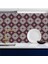 Mutfak Tezgah Arası Kendinden Yapışkanlı Folyo Kaplama Bordo Fayans Desen 60 cm x 100 cm 1