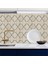 Mutfak Tezgah Arası Kendinden Yapışkanlı Folyo Kaplama Taş Desen Geometrik 60 cm x 100 cm 1
