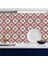 Mutfak Tezgah Arası Kendinden Yapışkanlı Folyo Kaplama Pembe Fayans Desen 60 cm x 100 cm 1