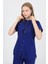 Freesia Hakim Yaka Saks Mavi Unisex Uniforma (Likralı) S - Takım - Hayır Isim Yazılmasın 5