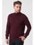 Salvador 1010 Basic Slim Fit Pamuklu Yarım Balıkçı Triko Bordo 3