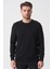 Rio De Janeiro WTRK1000 O Yaka Slim Fit Pamuklu Triko Siyah 1