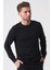 Rio De Janeiro WTRK1000 O Yaka Slim Fit Pamuklu Triko Siyah 3
