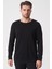 Belo Horizonte 1111 Slim Fit Basic Torba Sosisyaka Triko Siyah 1