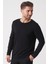 Belo Horizonte 1111 Slim Fit Basic Torba Sosisyaka Triko Siyah 2