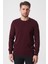 Rio De Janeiro WTRK1000 O Yaka Slim Fit Pamuklu Triko Bordo 1